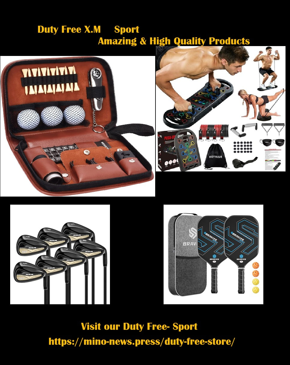 Duty-Free Sporting Goods — Golf, Tennis & Active Sports
